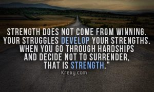 strength in struggle